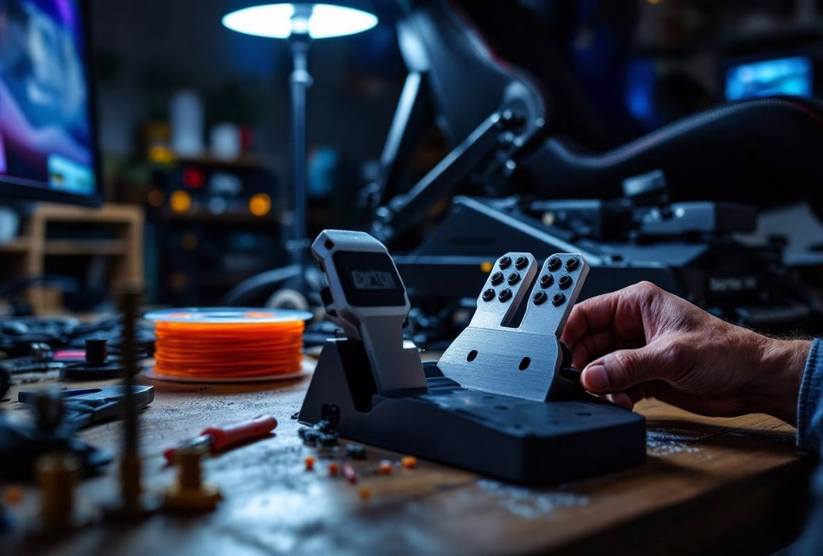 DIY Sim Rig Mods: Van 3D-printen tot bass shakers en trillingsisolatie