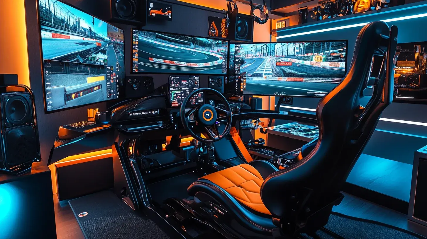 Lando Norris Sim Setup: Binnenkijken in Zijn Cool Performance Simulator