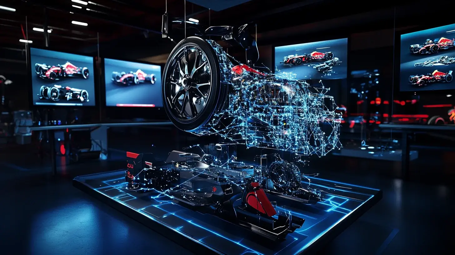 Team Redline bouwt Max’ mobiele rig op in de motorhome