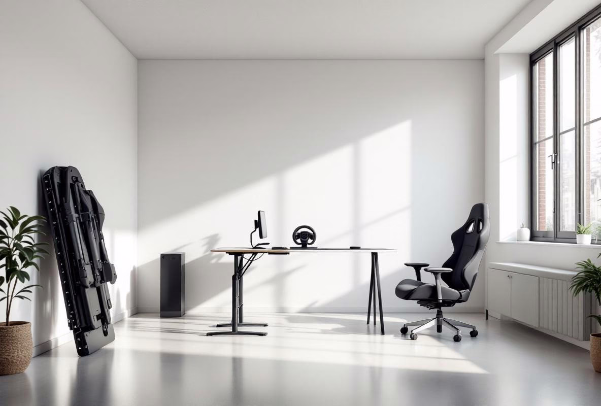 Space-Saving Sim Rig Guide: Foldable vs. Hybrid vs. Profile