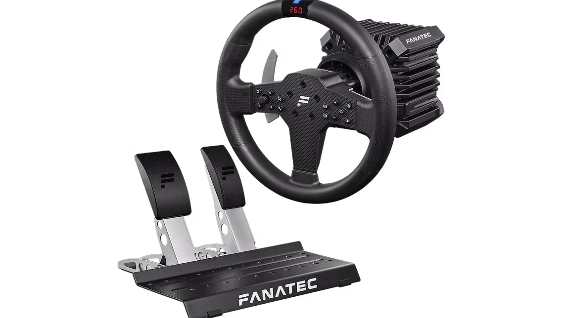 Fanatec CSL DD Ready2Race complete direct drive bundle met 5Nm wheelbase, McLaren GT3 V2 wheel en CSL pedalen voor PlayStation en PC - €400