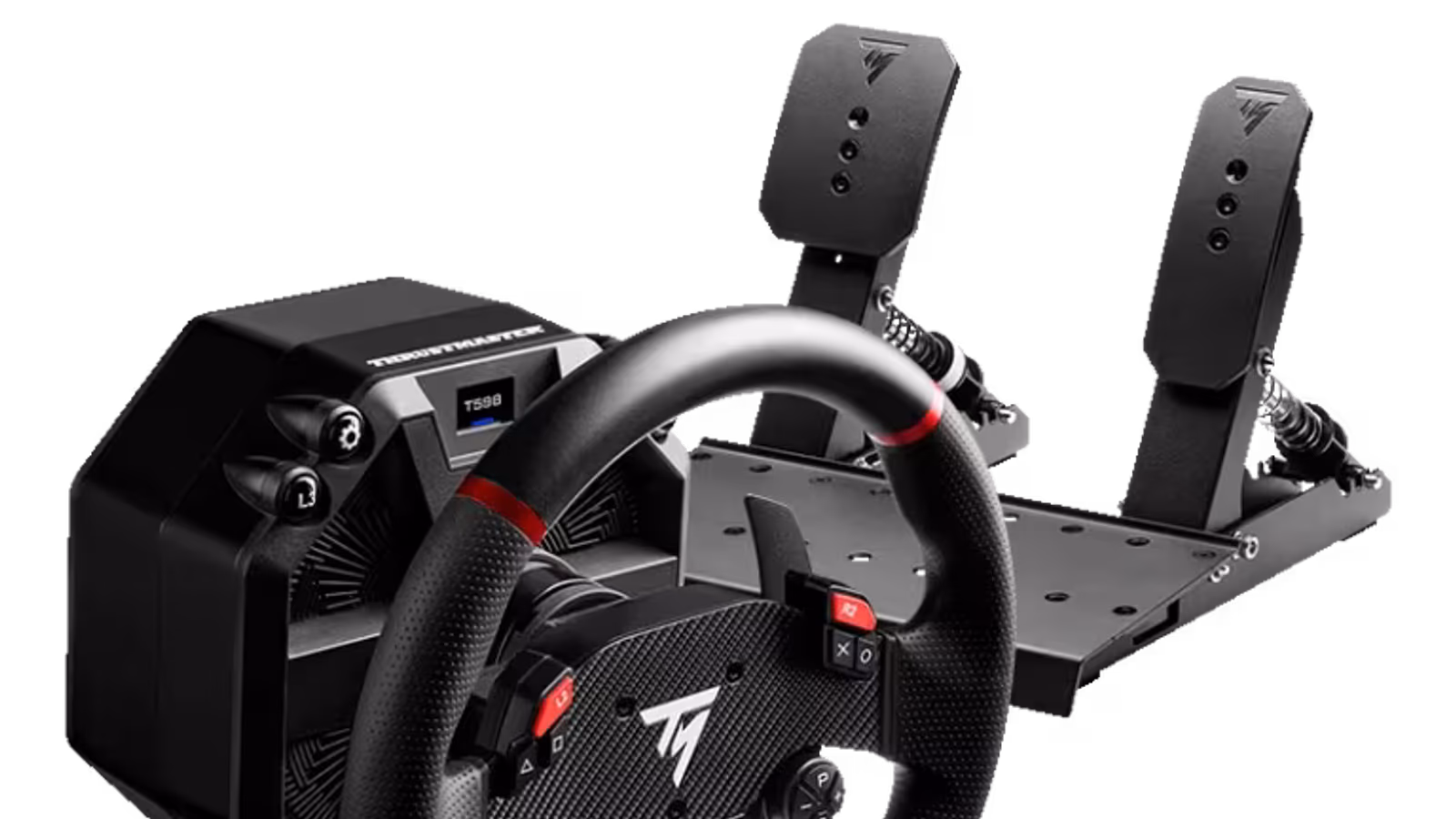 Thrustmaster T598-P – Racing Wheel and Pedals – Direct Axial Drive 10 Nm Force Feedback – For PS5, PS4, PC