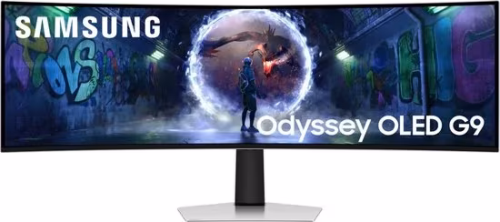 Samsung Odyssey G9 LS49DG934SUXEN - DQHD OLED Gaming Monitor - 240Hz - 49 Inch