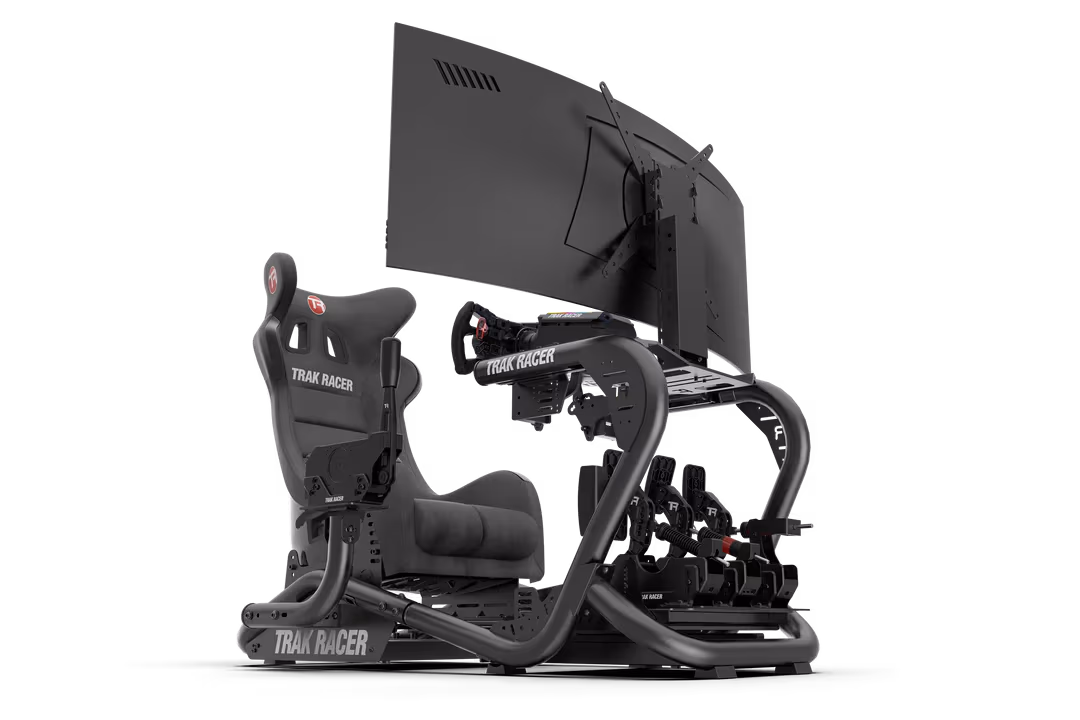 Trak Racer TR8 Pro cockpit with adjustable seat