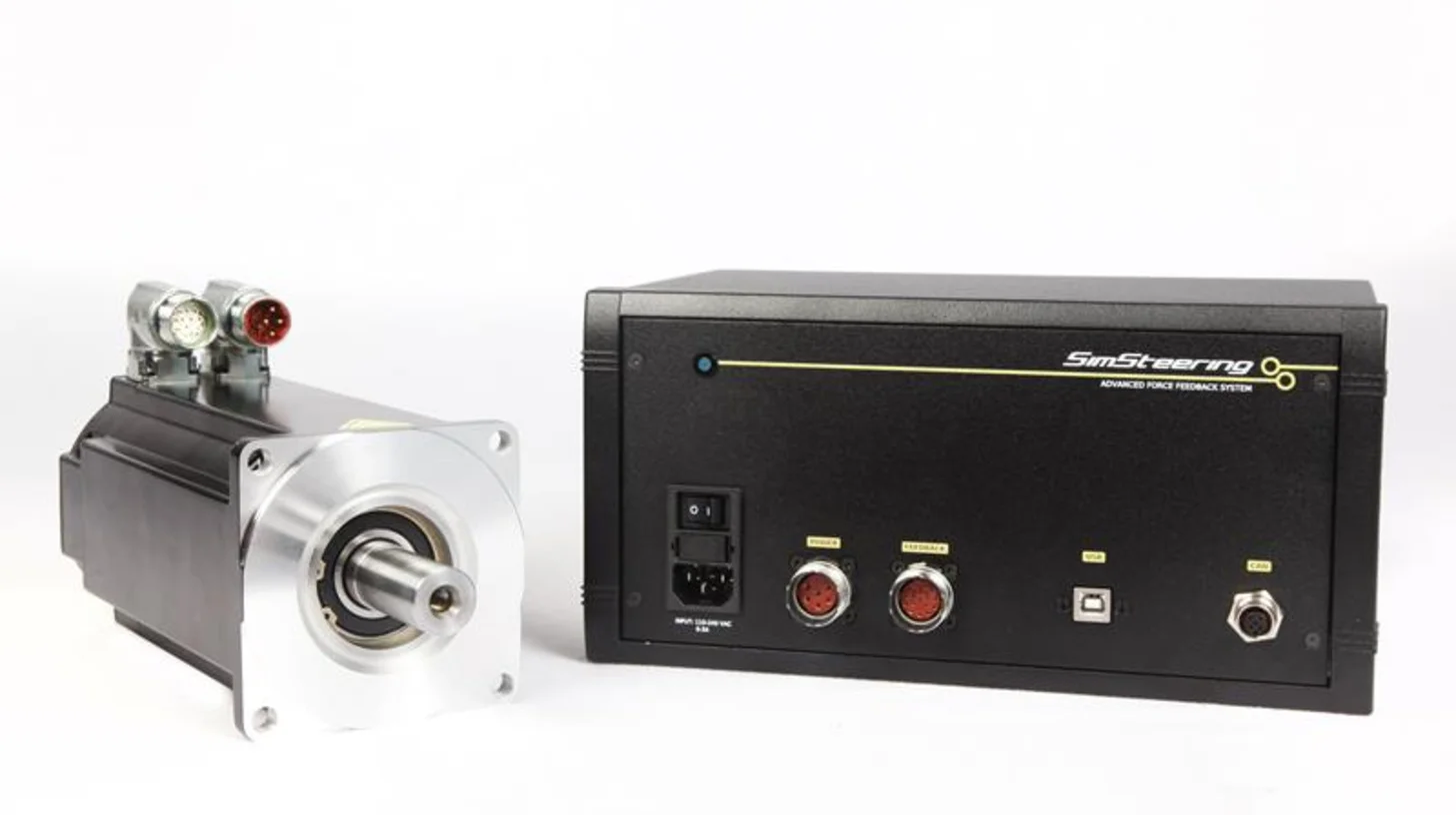 Leo Bodnar SimSteering2 Pro direct drive wheelbase en voedingskast