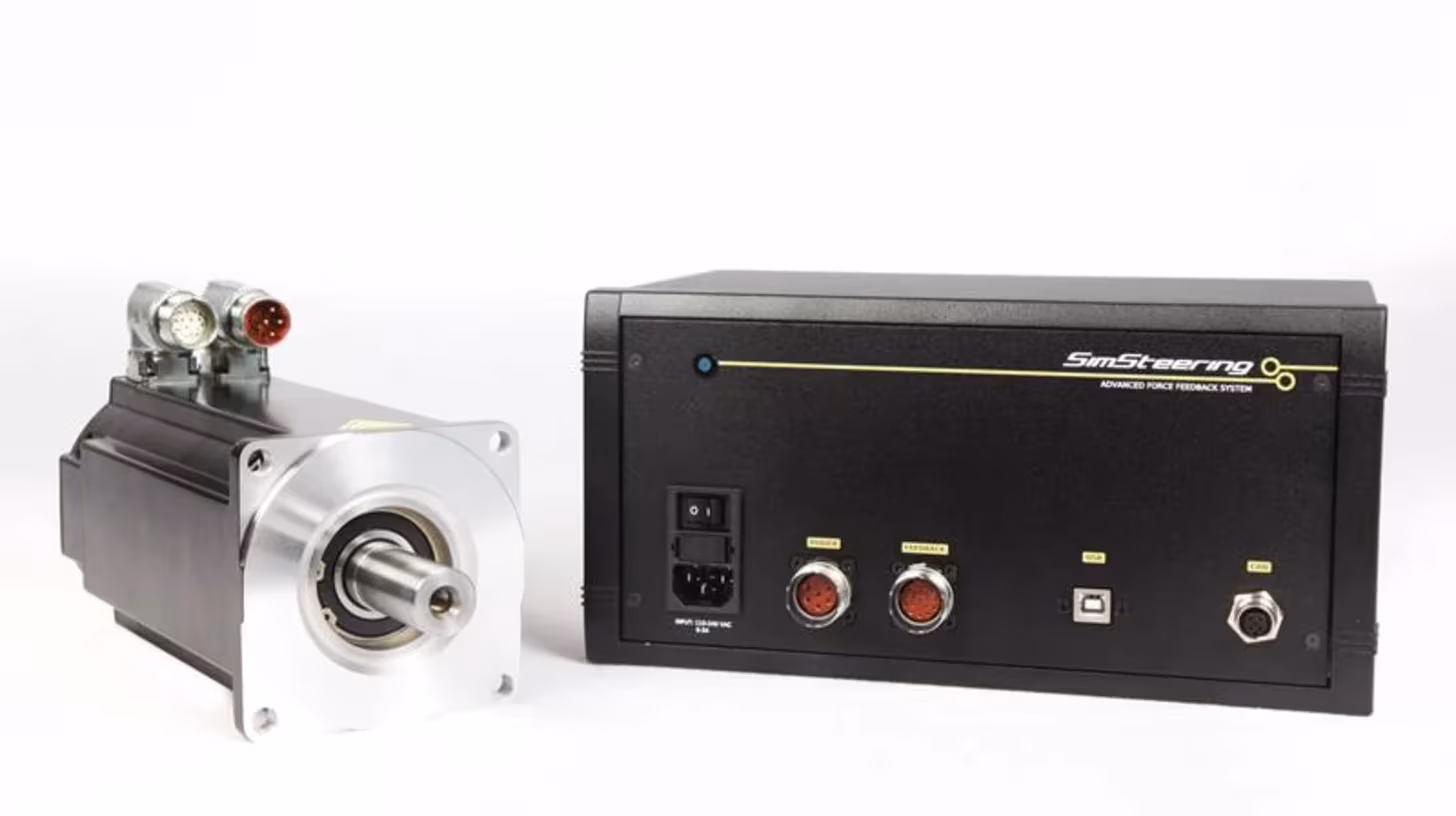 Leo Bodnar SimSteering2 Pro direct drive wheelbase en voedingskast